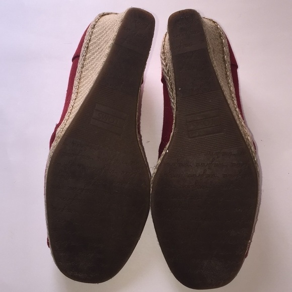 Toms Calypso Canvas Wedge - Picture 6 of 7